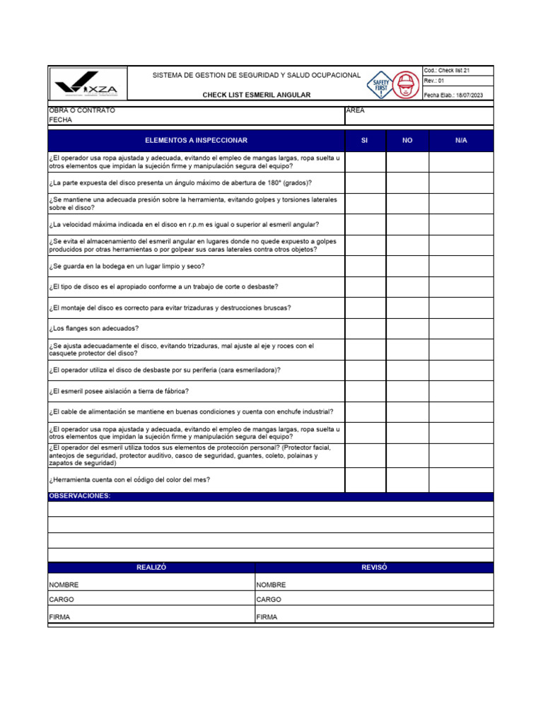 21 check list esmeril angular pdf