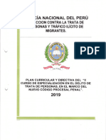 G12. Peru - II Specialized Training Plan On The Crime of Human Trafficking Under The New Criminal Procedure Code For National Police