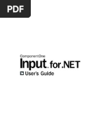 C1 Input Manual 2007