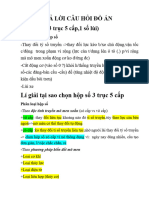 TRẢ LỜI CHO Đồ Án Thiết Kế Tính Toán HỘP SỐ