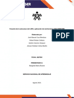 Creación de La Estructura de La BD y Aplicación de Restricciones GA6-220501096