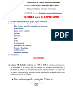 EXPOSICION Penal Militar Alumnos