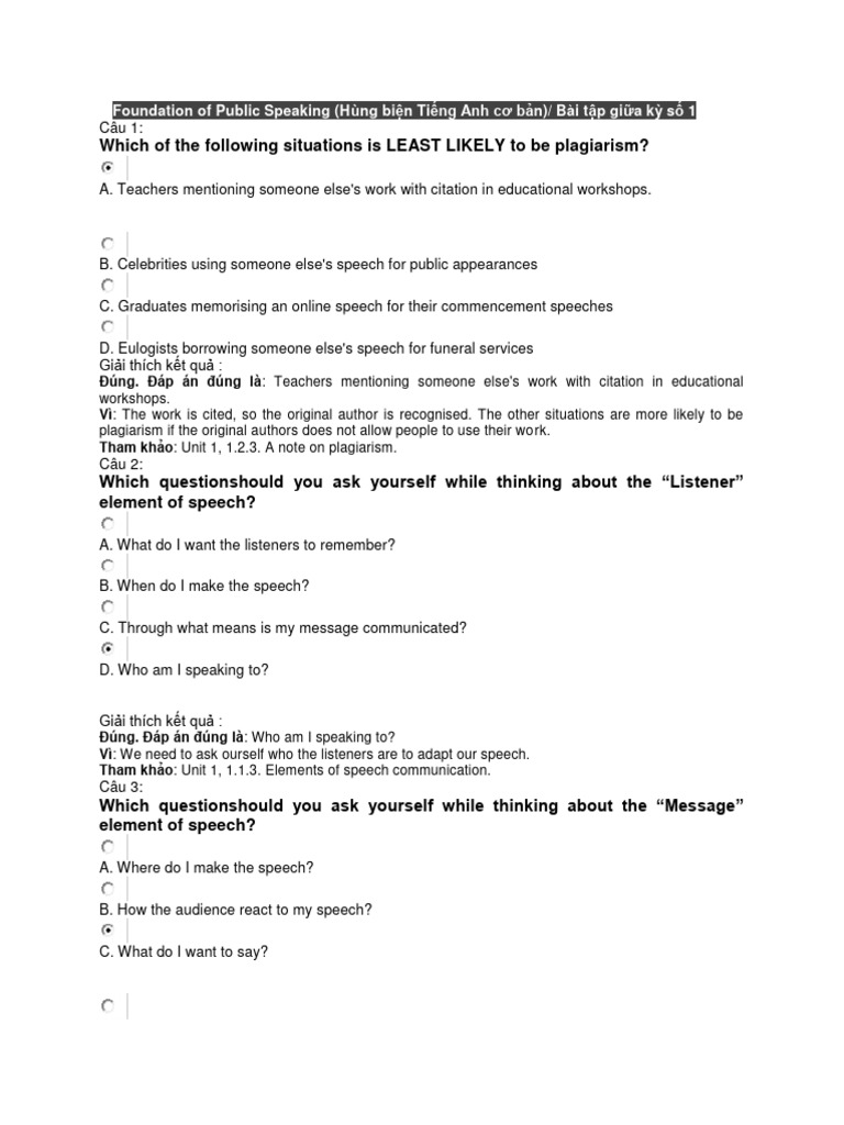 Foundations of Public Speaking Guide | PDF | Communication | Public ...