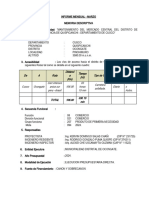 Memoria Descriptiva - Mercado