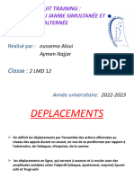 Les dépelacements en karaté