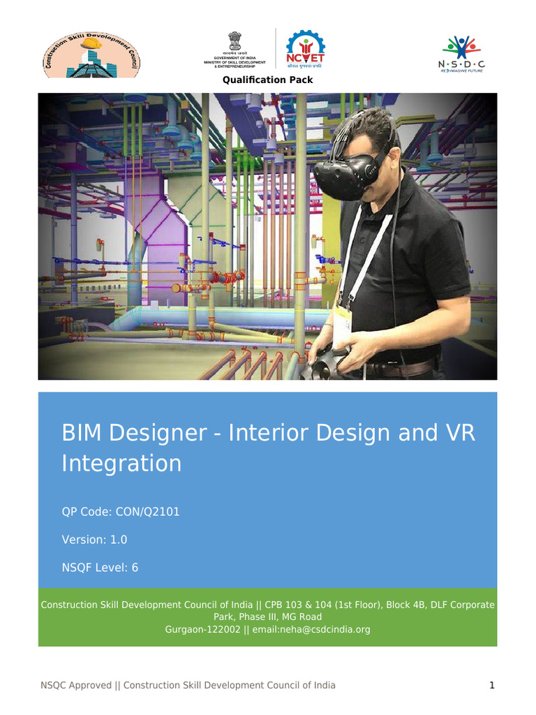 QP - BIM Designer - Interior Design and VR Integration | PDF | Building ...