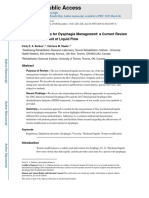 Thickened Liquids For Dysphagia Manegement