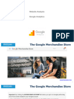 Google Analytics Intro, Acquisition, Behaviour and Audience