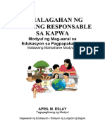 EsP6 Q2 Mod4 Kahalagahan NG Pagiging Reponsable Sa Kapwa April Eslay