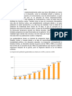 Demografía en Guatemala, economia