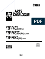 Yamaha YZF-R6S 2008 Partscatalouge US 4P6