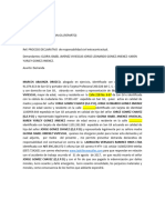 PROCESO DECLARATIVO de Responsabilidad Civil Extracontractual.