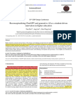 Reconceptualizing ChatGPT and Generative AI As A Student-Driven