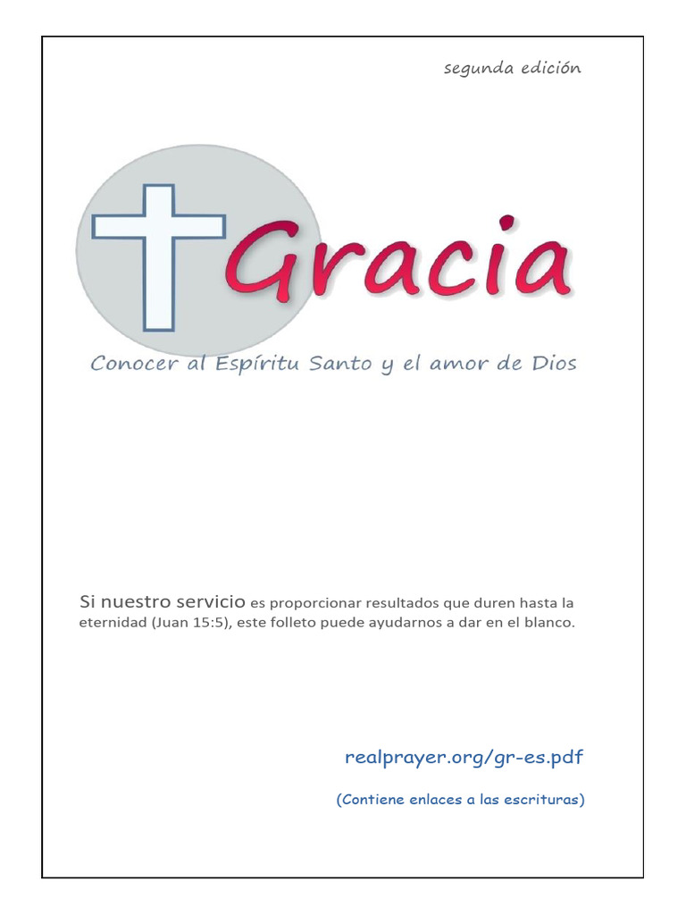 Gracia y Oración en la Vida Cristiana | PDF | Oración | Jesús