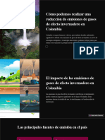Como Podemos Realizar Una Reduccion de Emisiones de Gases de Efecto Invernadero en Colombia