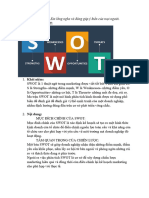 Chiến lược SWOT QTH