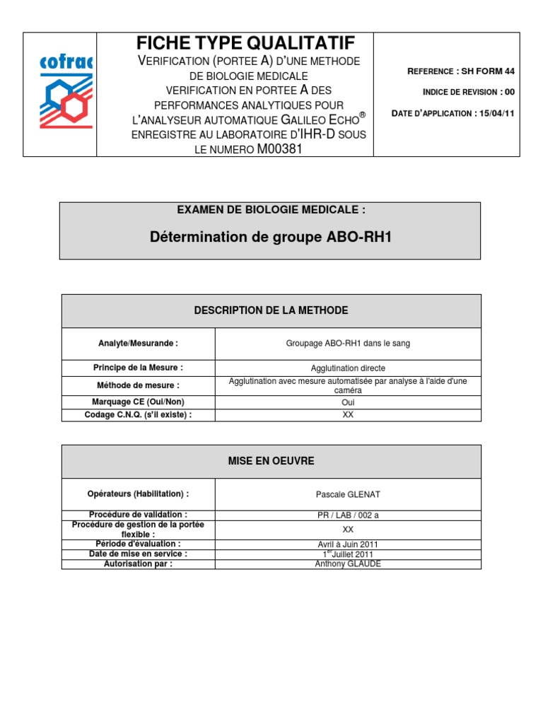 SH Form 44 | PDF | Pathologie clinique | Médecine clinique