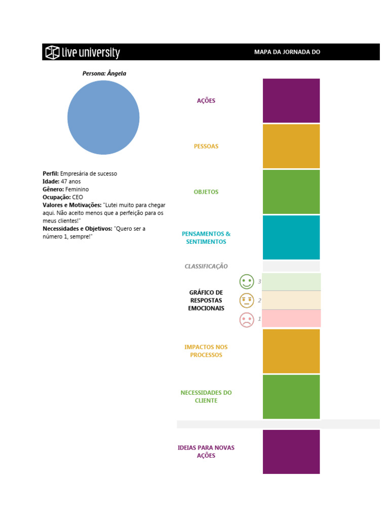 Aula 12 Mapa Da Jornada Do Cliente Persona Template Pdf