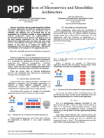 The Comparison of Microservice and Monolithic Architecture