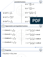 Formula Sheet Laplace