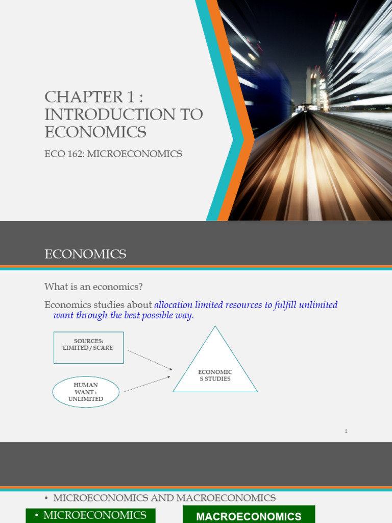 Introduction to Microeconomics Concepts | PDF | Market Economy | Economics