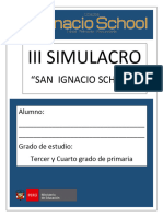 III Simulacro 3ro y 4to Grado