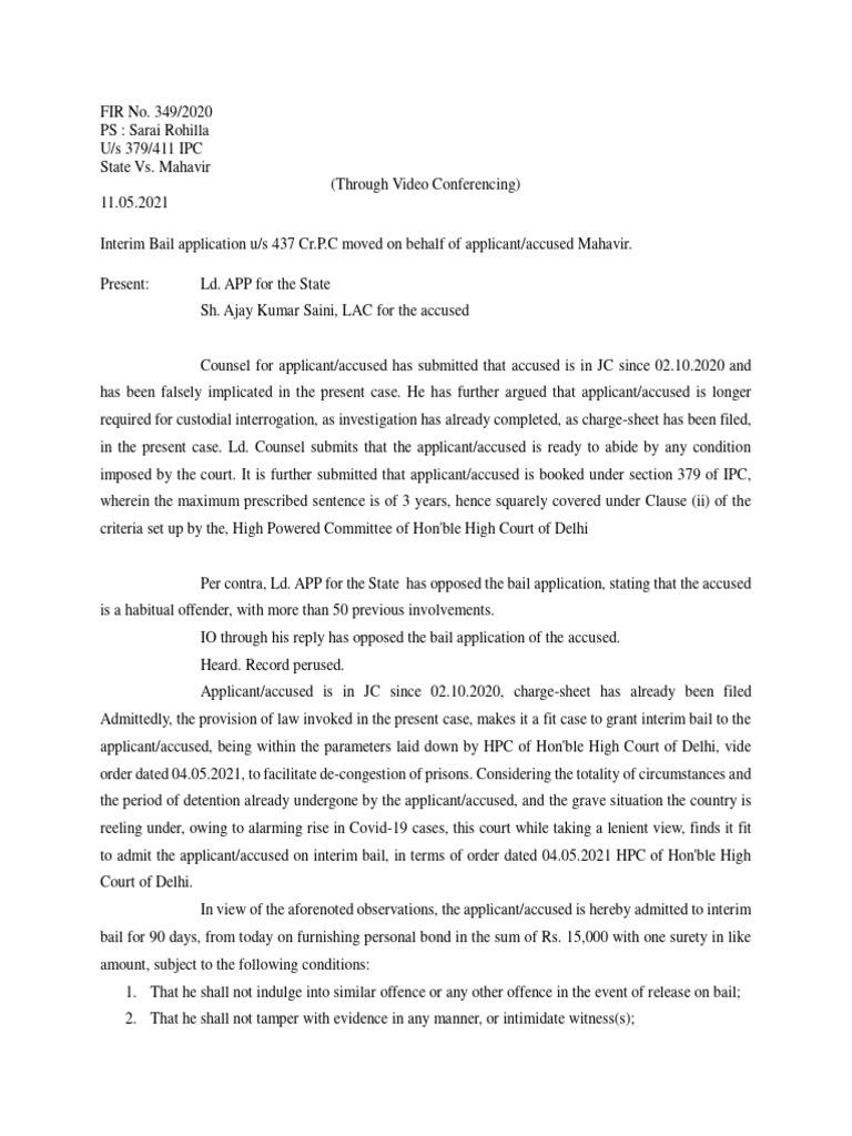 Bail order to read pdf bail crimes