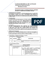 ESPECIFICACIONES TECNICAS concreto premezclado