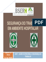 SEGURANÇA DO TRABALHO EM AMBIENTE HOSPITALAR -