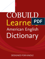 Collins COBUILD Learner's American English Dictionary KINDLE-OnLY EDITION