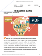 Management Control Milestones