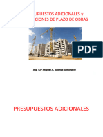 MATERIAL CURSO PRESUPUESTOS ADICIONALESY AMPLIACIONES DE PLAZO DE OBRA