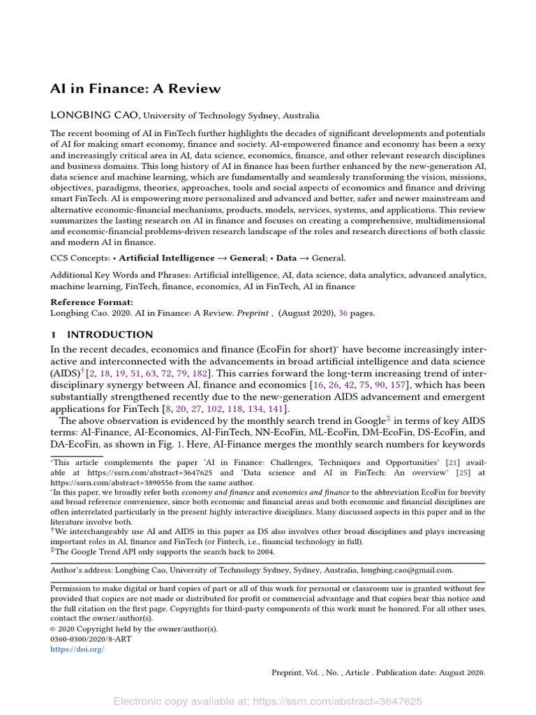 Finance | PDF | Agent Based Model | Market (Economics)