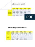 Contoh Jadwal Daring 2021-2020