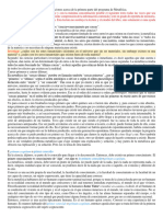 Algunas Explicaciones Acerca de La Primera Parte Del Programa de Metafísica