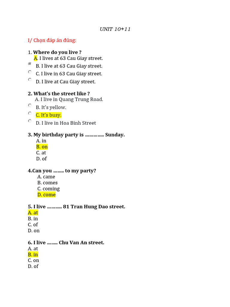 UNIT 10 11 | PDF