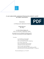 A New Physically Motivated Thermoviscoelastic Model For Filled Elastomer