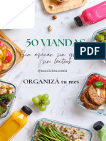 50 VIANDAS Antiinflamatorias @nutricion - Sonia