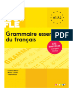 Grammaire Essentielle Du Francais A1 A2 PDF 1 54