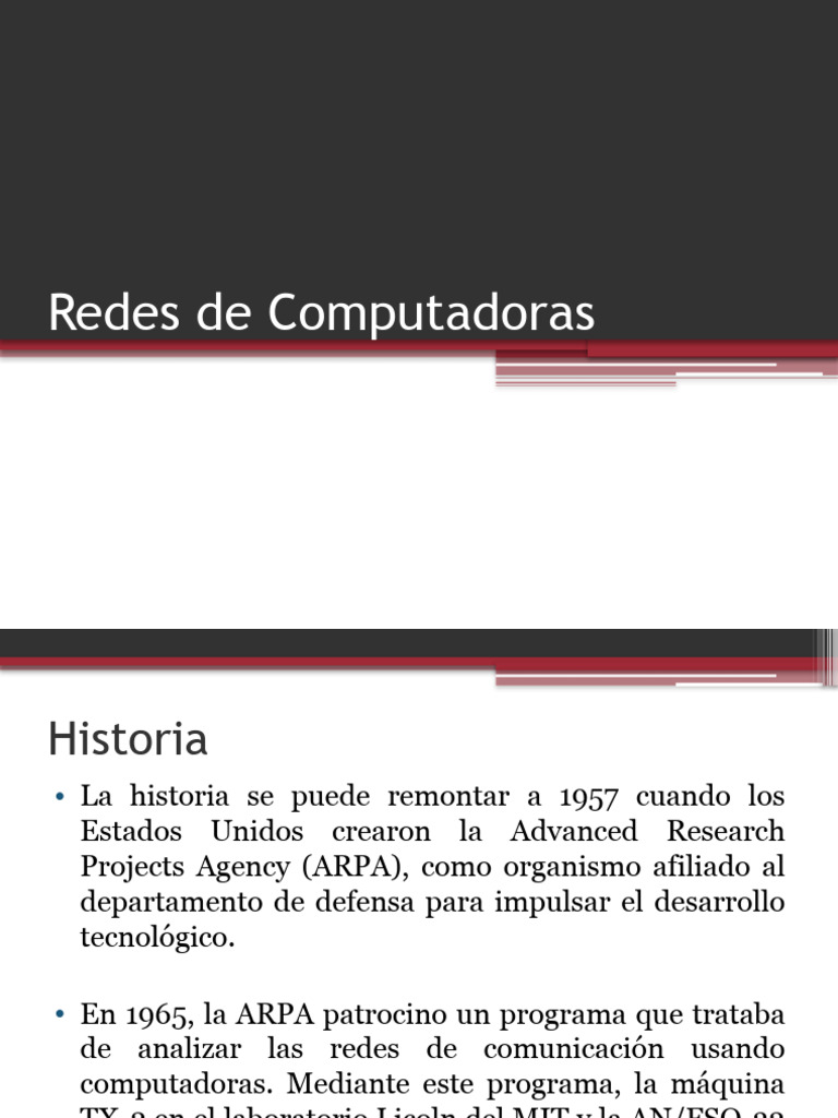 Historia y Tipos de Redes de Computadoras | PDF | Nombre de dominio ...