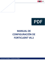 Manual de Configuracion de Forticlient