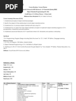 CS-121 OOP Course Outline 4-07-2020