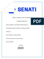 INFORME SEMANAL N°1 DATABASE FOUNDAMENTALS