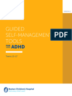 Guided Self-Management Tools For ADHD Author Boston Children's Hospital