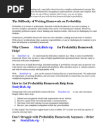 Homework Help Probability