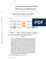 Next-Gpt: Any-To-Any Multimodal LLM: Project