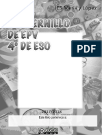Cuadernillo Alumno EPV 4º ESO - 2017 18