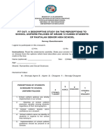 Survey Questionnaire 4 Copies