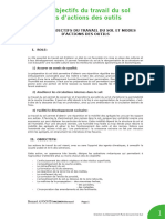 Rôles, Objectifs Du Travail Du Sol Et Modes D'actions Des Outils