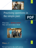 Practising Questions in The Simple Past
